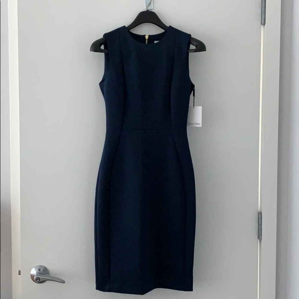 Sleeveless Round Neck Calvin Klein Dress.